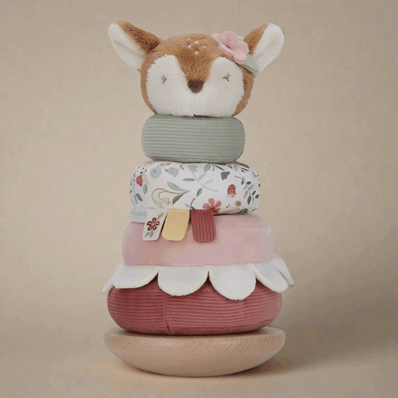 Belliani Fairy Garden Wooden Rocking Ring Stacker – Montessori Toy