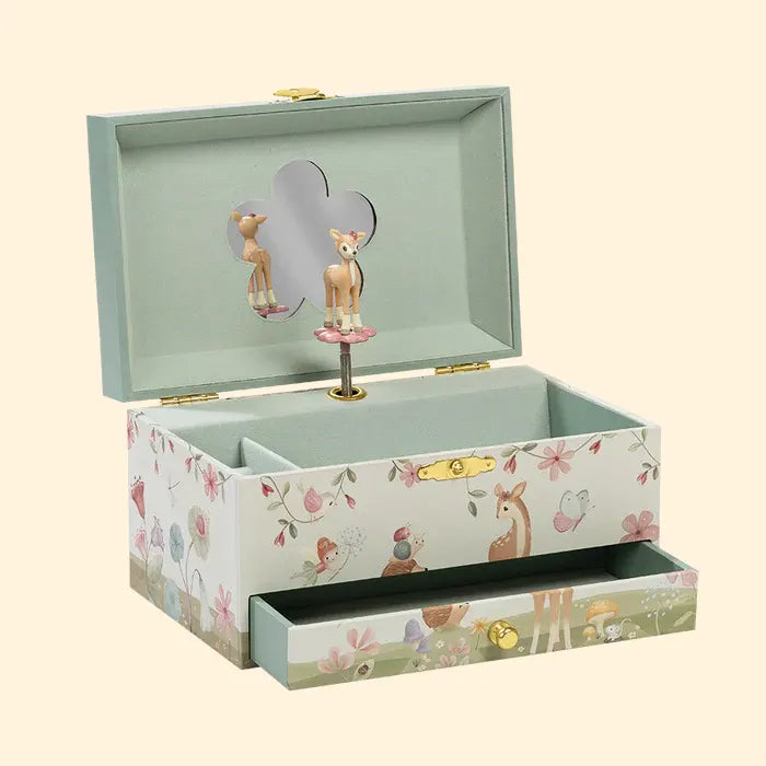 Belliani Forest Animal Music Box – Kids' Jewelry Storage with Tune