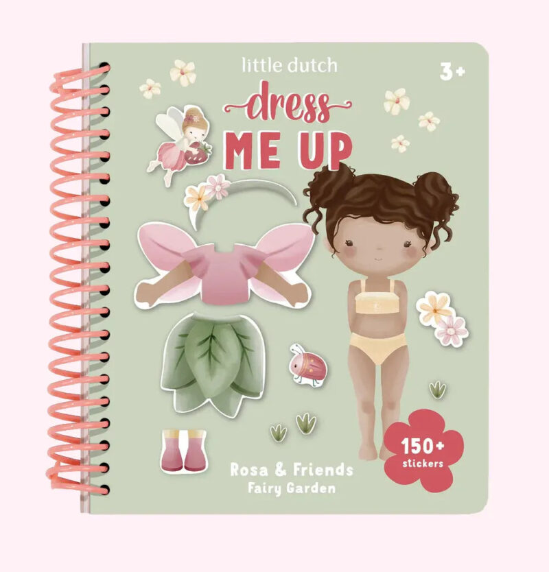Belliani Fairy Garden Dress-Up Book – Reusable Sticker Activity