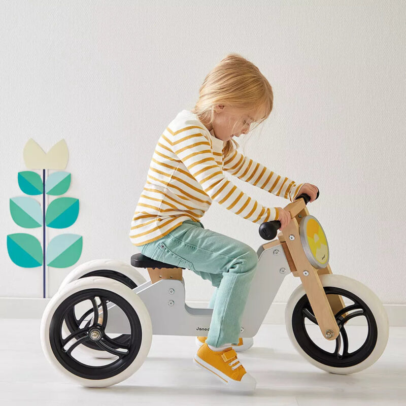 Wooden 2 in 1 Tricycle Bike