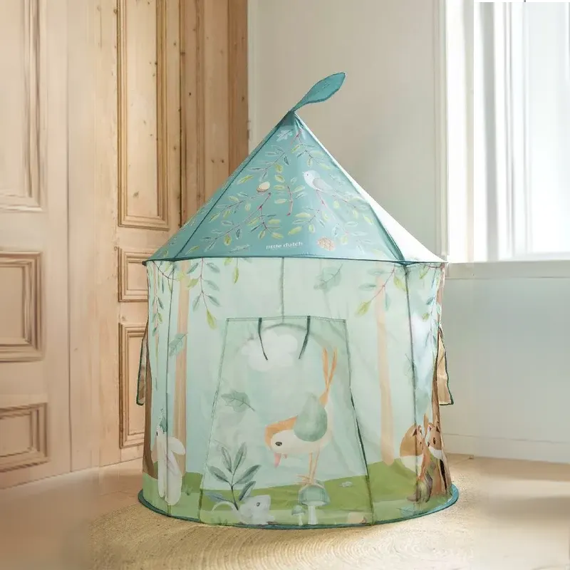 Belliani Woodland Animal Play Tent – Pop-Up Indoor & Outdoor Fort